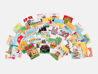 Ginkgo Vietnam Memory Game board game cards danang game ha long bay hanoi hcmc hoi an saigon vietnam