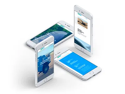 EcoGaz promotion website adaptive animation brand design developer eco ecogas interactive service ui ux web