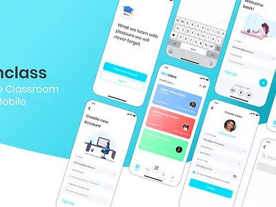 Online Class App design class classroom course school student