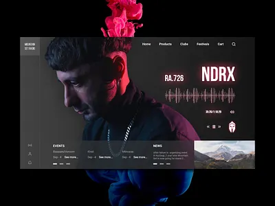 MountainSetRadio bassiani clubs dark dark mode dribbble electronic electronic music festivals free georgia khidi mountain mountains music ndrx radio radiostation set space