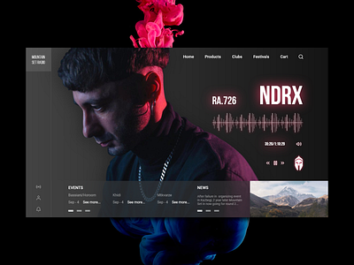 MountainSetRadio bassiani clubs dark dark mode dribbble electronic electronic music festivals free georgia khidi mountain mountains music ndrx radio radiostation set space