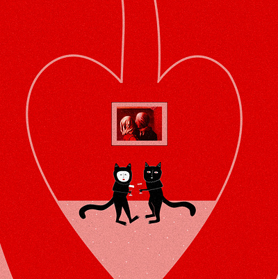 How clumsy am I actually? cats graphic design illustration