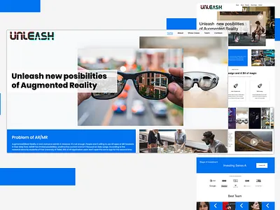 AR Showcase ar landingpage web