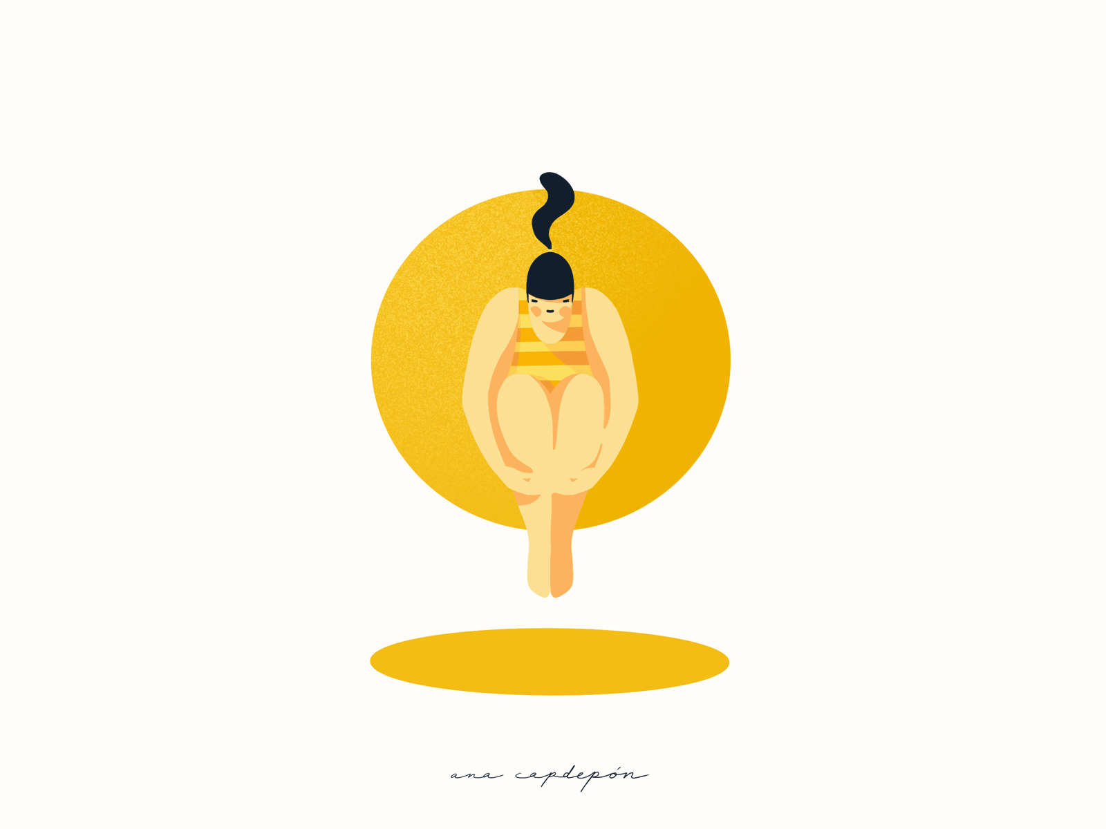 Caída libre animated gif design flat graphic graphic design illustration minimal procreate