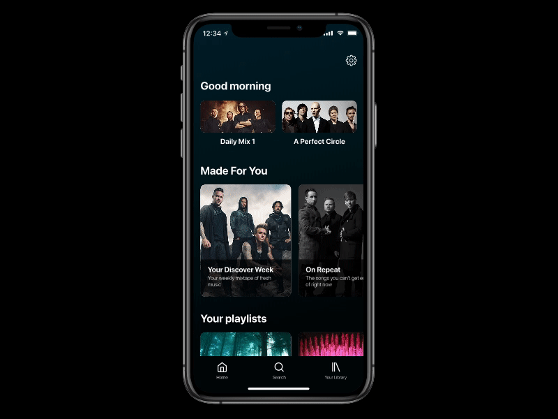 Music Player app app design design invision invisionapp invisionstudio music music app music player typography ui uidesign