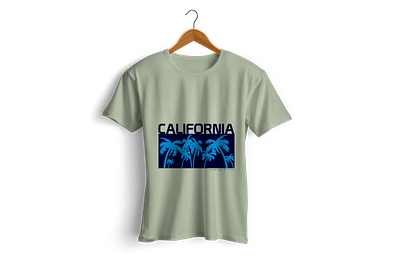 California T-shirt Typography Design 2020 california design illustrator modern tshirt typography