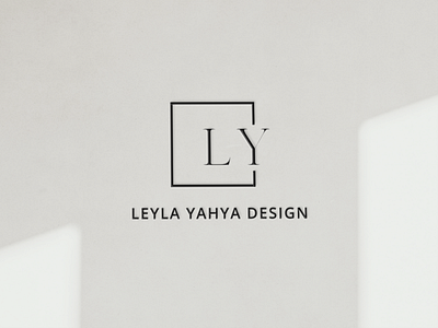 Logo for an Interior Designer branding design figma identity interior designer logo photoshop typography ui