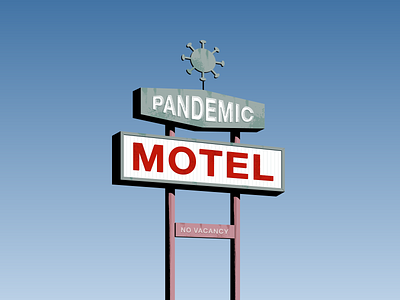 Pandemic Motel illustraion illustration illustration art illustration digital illustrations illustrator minimalist retro seattle simple