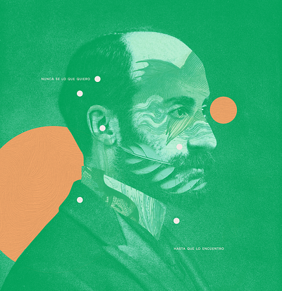 Nunca se lo que quiero collage illustration
