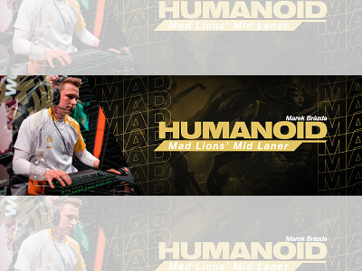 Humanoid Banner Social post 01 dailyposter dailyposterdesign design esports esports banner esports banner design esports design esports logo design esportslogo graphic design graphicdesign humanoid lol lec lions lions esports mad esports mad humanoid mad lions mad lions banner mad lions esports