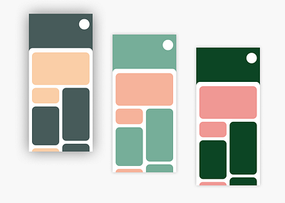 Color Palette Explorations branding color colorful colors colour colours design explore flat mobile mobile app mobile app design mobile design mobile ui ui