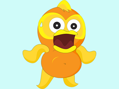 scared fish cartoon fish screaming