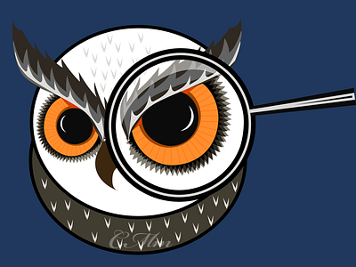 smart owl magnifying glass owl smart
