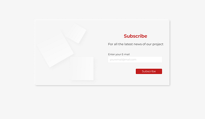 Subscribe pop-up for Daily Ui design interface webdesign