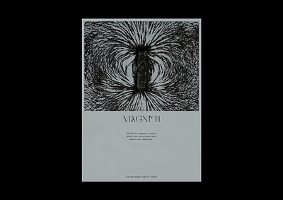 MAGNETI design editorial design graphic design minimal minimalism minimalist minimalistic simple design