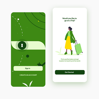 trip app animation app branding design mobile app mobile design mobile ui ui web web design