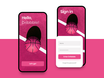 Sign in Dribbble account dribbble form log in mobile modal photoshop sign in sketch ui ux