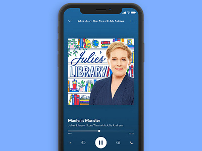 Julie's Library Podcast Artwork books bookshelf hand lettering illustration lettering library podcast podcast art podcast cover podcast cover art podcasts typography