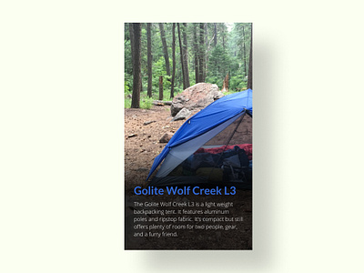 Info Card dailyui