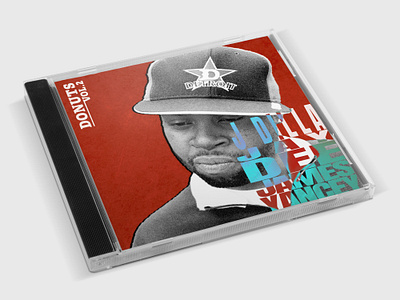 J Dilla - Donuts Vol. 2 cd cover design music package design photoshop