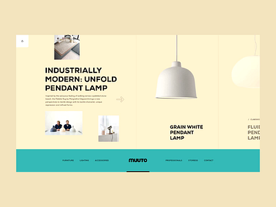 MUUTO Lookbook brand design inspiration interaction ui ui design ux ux design web web design