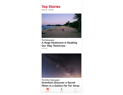 Daily UI (Day 51) dailyui dailyui051 press page