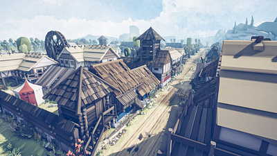 Slavic Medieval Town city kingdom medevial slavic slavica town