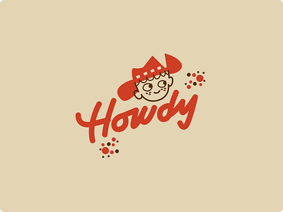 Howdy illustration sketch vector