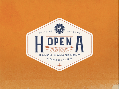 H Open A logo branding logo ranch western