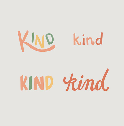 Kind Lettering cute lettering fun handlettering fun lettering hand lettering lettering type typography