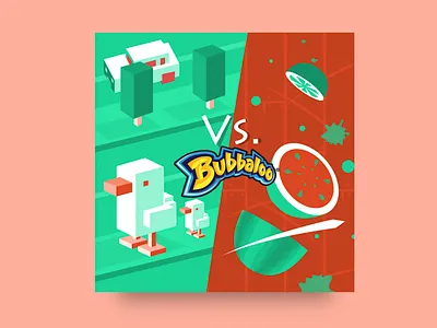 Bubbaloo Post - Social Media branding color palette illustration