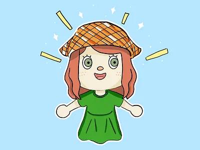 Lauren's Icon acnh animal crossing cartoon chibi design digital art gaming graphic design icon illustration illustrator kawaii minimal nintendo photoshop vector villager