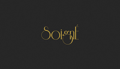 SOIGNÈ brand branding business card clean cosmetic cosmetics creative fashion logo minimal monogram type