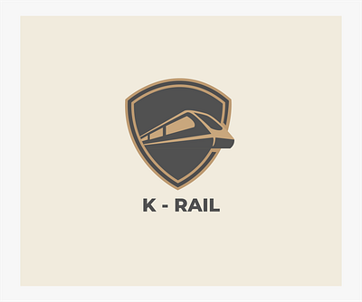 K Rail-Logo design illustration illustrator logo simple ui vector