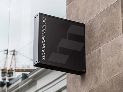 Eastern Architects architect architecture brand branding client design firm graphic logo mark work