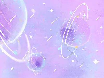 dream world illustration star stars