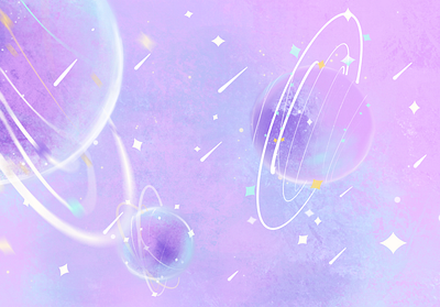 dream world illustration star stars