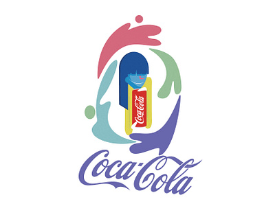 cocacola love color colours design illustration illustration art illustrator lifestyle illustration minimal