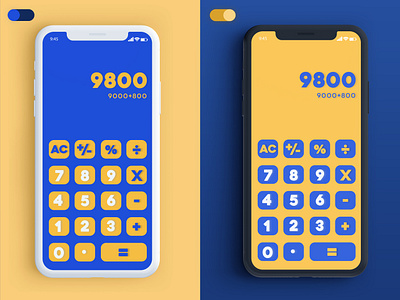 Daily UI challenge | 004 | Calculator calculator dailyui ui