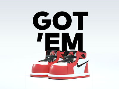 AJ1 shoes 3d air jordan aj c4d shoes