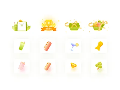 Colorful icon icon illustration