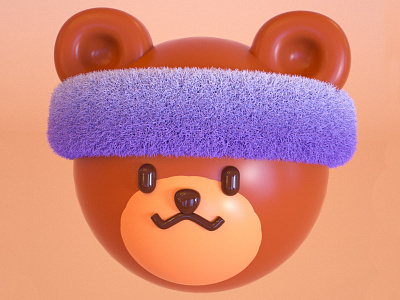 bear c4d design