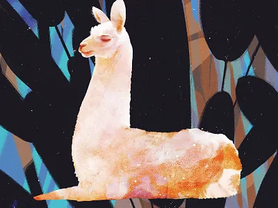 Letter L alpaca alphabet animal animal logo botanical character characterdesign icon lama letter lettering logo texture