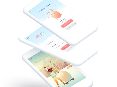 EggCo APP app art design icon illustration logo ui ux