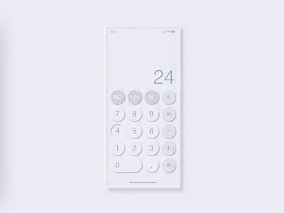 iOS Neumorphism Redesign app design inspired neumorph neumorphic neumorphism rebrand rebranding ui uiux user interface ux vector