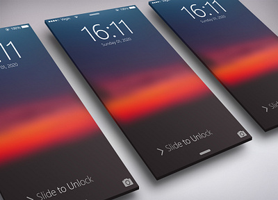 Mobile Unlock Screen creative design illustration iphone mobile app design mobile ui mobile unlock ui