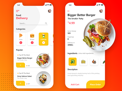 Food Delivery App burger app food food and beverage industry food and beverage manager food and beverage service food and drink food beverage food industry food processing industry food processor food service food service jobs food service worker food shop restaurant app