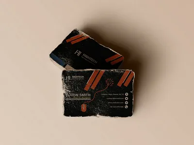 HighTech Business Card Design business card tech technology business card