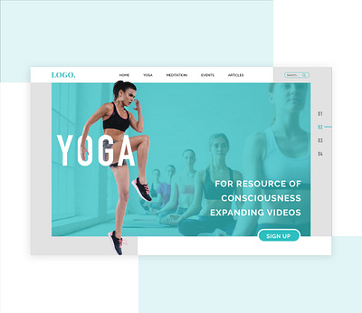 Yoga app design idea illustration ui ui ux ui design uikit uiux uxdesign