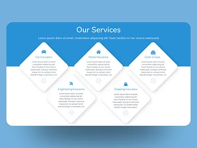 Our service section design aboutus adobe xd adobexd design designs insurance service design uidesign web website
